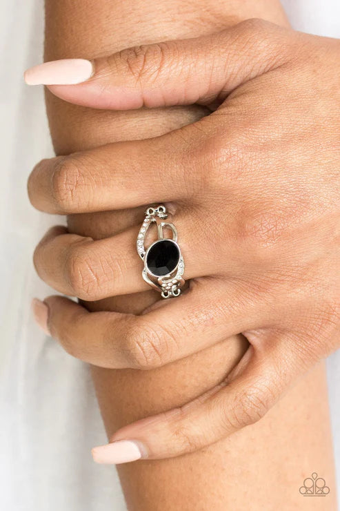 Couldn't Care FLAWLESS Black Ring