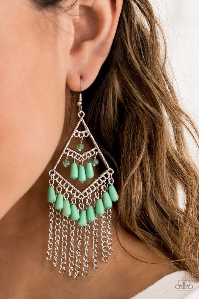 Trending Transcendence Green Earring