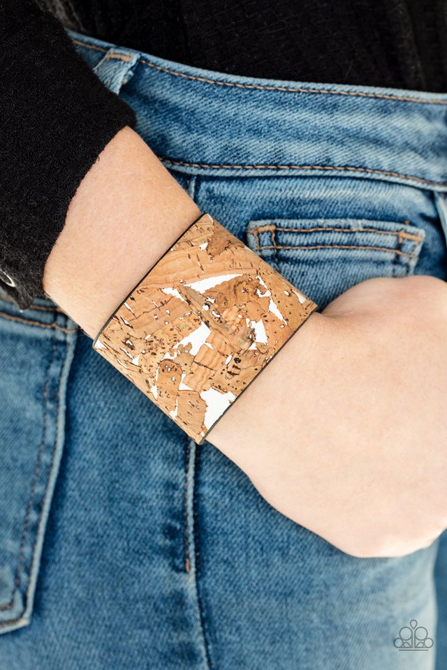 Cork Congo White Urban Bracelet