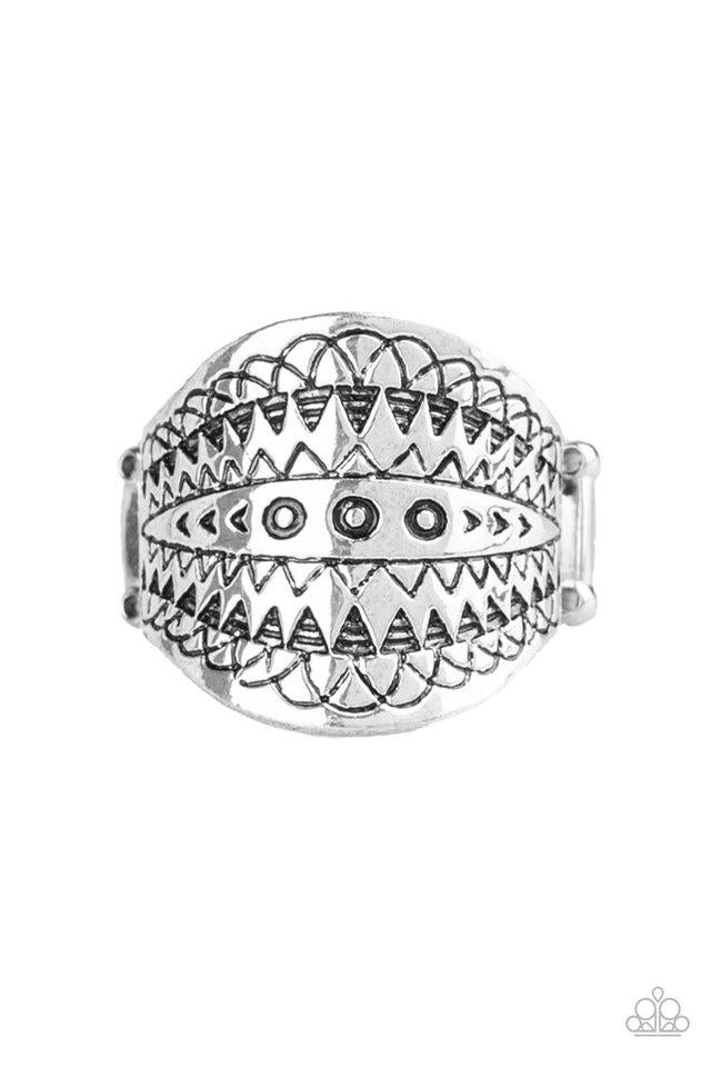Tiki Tribe Silver Ring