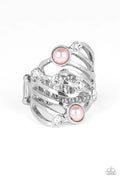 Dancing Diamonds Pink Ring