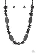 Carefree Cococay Black Necklace