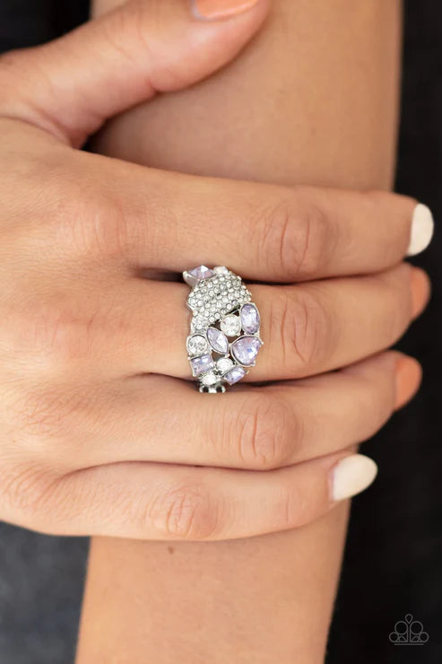 Sparkle Bust Purple Ring