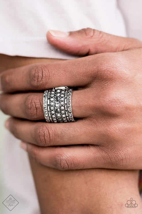 Target Locked Silver Ring