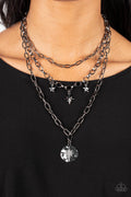 Under The Northern Lights Black Necklace