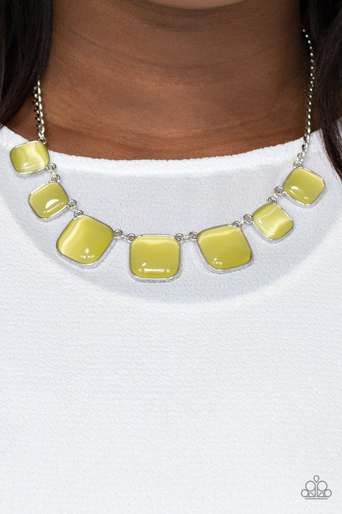 Aura Allure Yellow Necklace