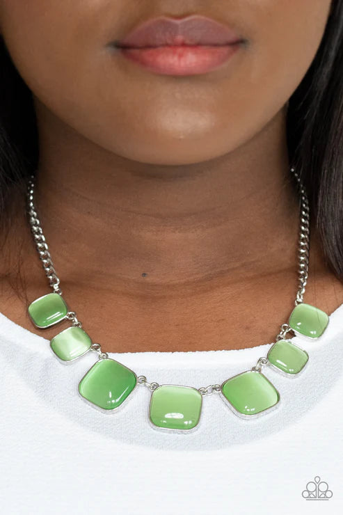 Aura Allure Green Necklace