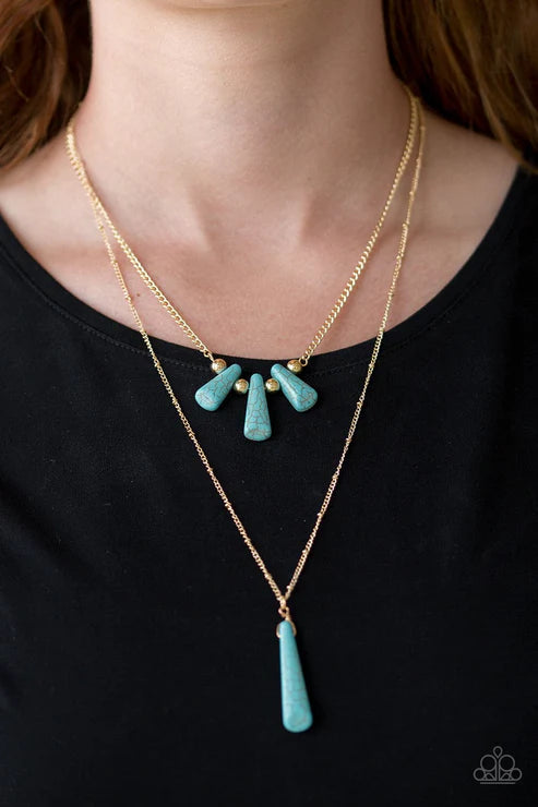 Basic Groundwork Blue Necklace