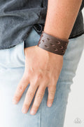 Bucking Bronco Brown Urban Bracelet
