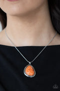 Canyon Oasis Orange Necklace