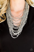 Dauntless Dazzle Silver Necklace