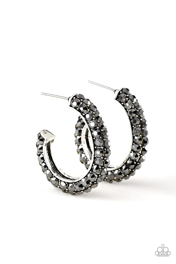 Don't Mind The Stardust Silver Hoop Earring