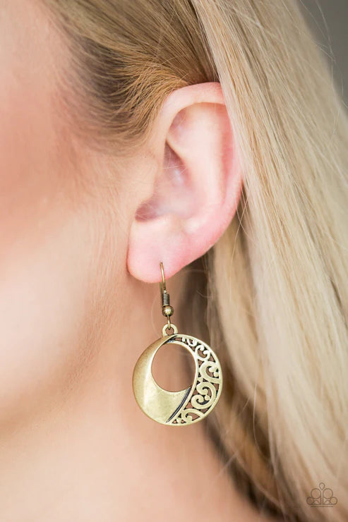 Eastside Excursionist Brass Earring