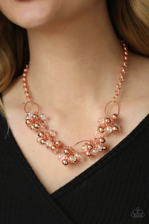 Effervescent Ensemble Copper Necklace