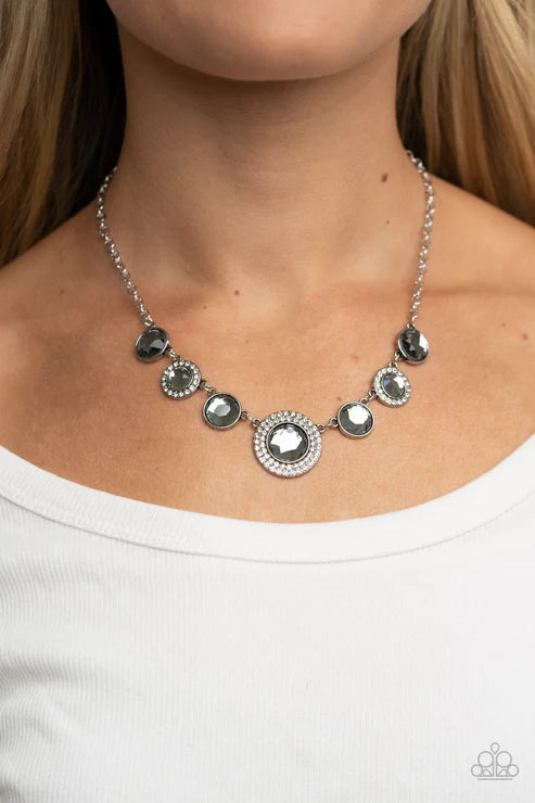 Extravagant Extravaganza Silver Necklace