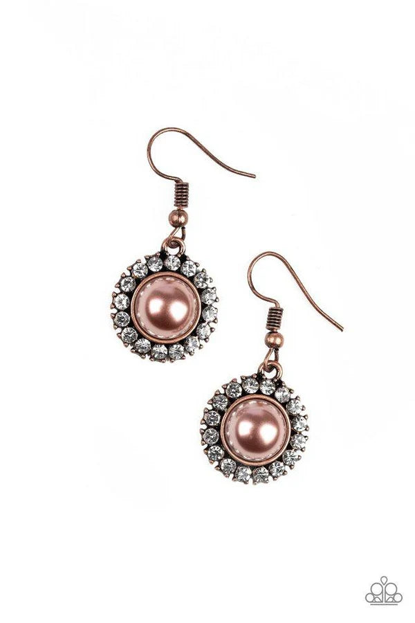 Fashion Show Celebrity Copper Earring