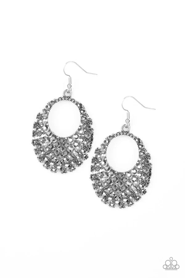 Fierce Flash Silver Earring