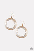 Gala Glitter Gold Earring