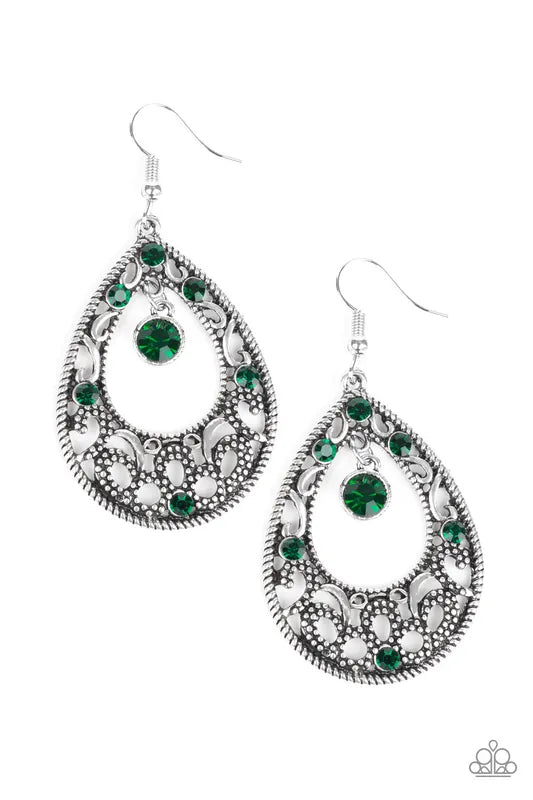 Gotte Get That Glow Green Earring