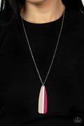 Grab a Paddle Pink Necklace