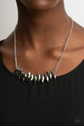 Icy Intensity Silver Necklace