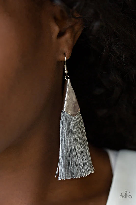 In Full PLUME Silver Earring