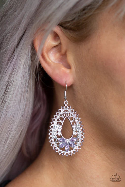 Instant Reflect Purple Earring