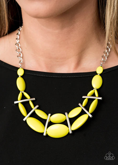Law of the Jungle Yellow Necklace