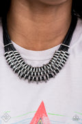 Lock, Stock, and SPARKLE Black Necklace