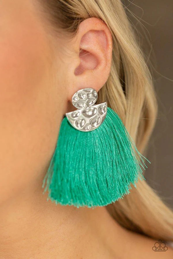 Make Some Plume Blue Post Earring