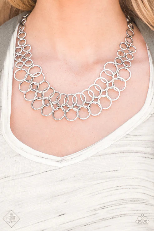 Metro Maven Silver Necklace