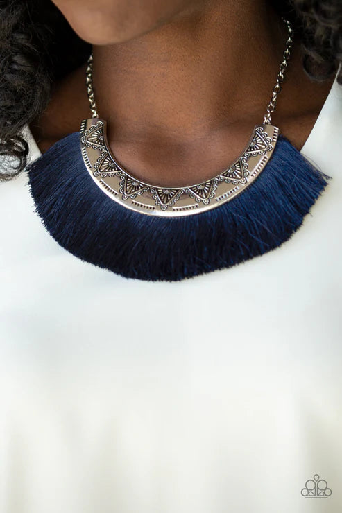 Might and MANE Blue Necklace