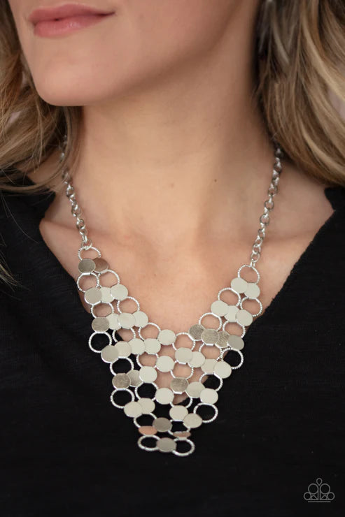 Net Result Silver Necklace