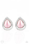 Noteworthy Shimmer Pink Clip-on Earring