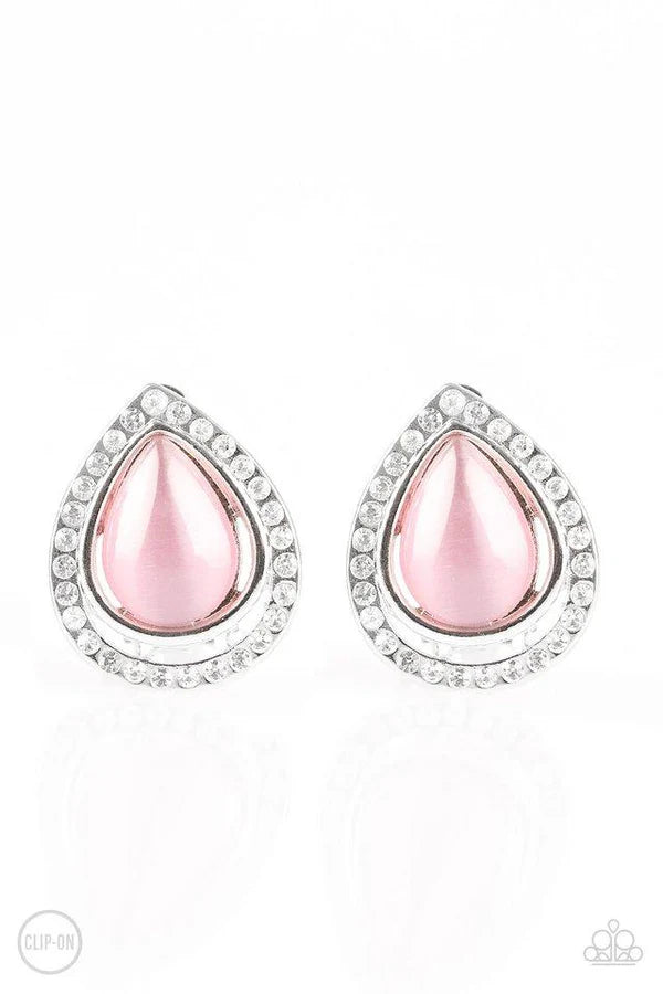 Noteworthy Shimmer Pink Clip-on Earring