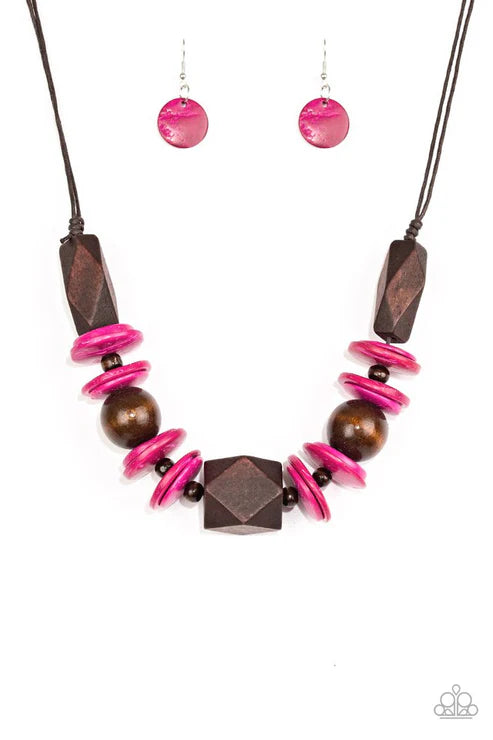 Pacific Paradise Pink Necklace