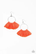 Peruvian Princess Orange Earring