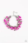 Plentiful Pebbles Pink Bracelet