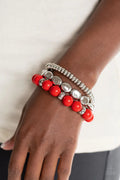 Prismatic Pop Red Bracelet
