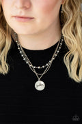Promoted To Grandma Silver Necklace