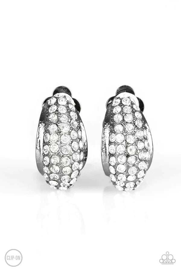 Revenue Avenue Black Clip-on Earring