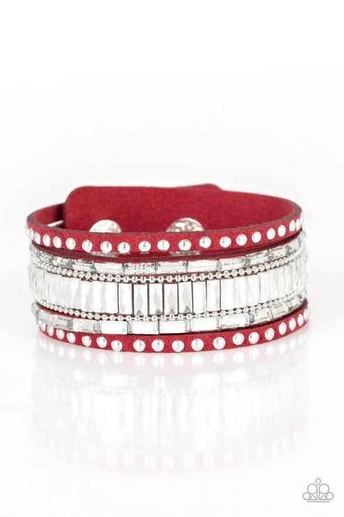 Rock Star Rocker Red Bracelet