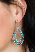 Royal Engagement Blue Earring