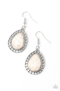 Sahara Serenity White Earring