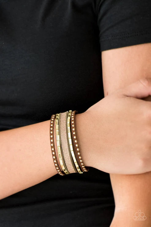 Seize The Sass Brass Bracelet