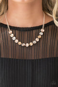 Simple Sheen Gold Necklace