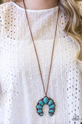 Stone Monument Copper Necklace