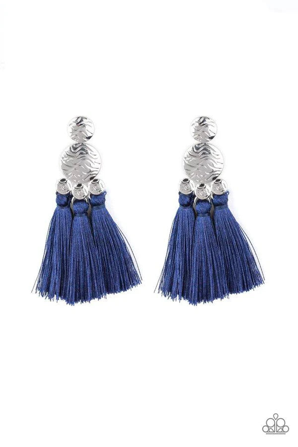 Taj Mahal Tourist Blue Post Earring