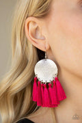Tassel Tribute Pink Earring