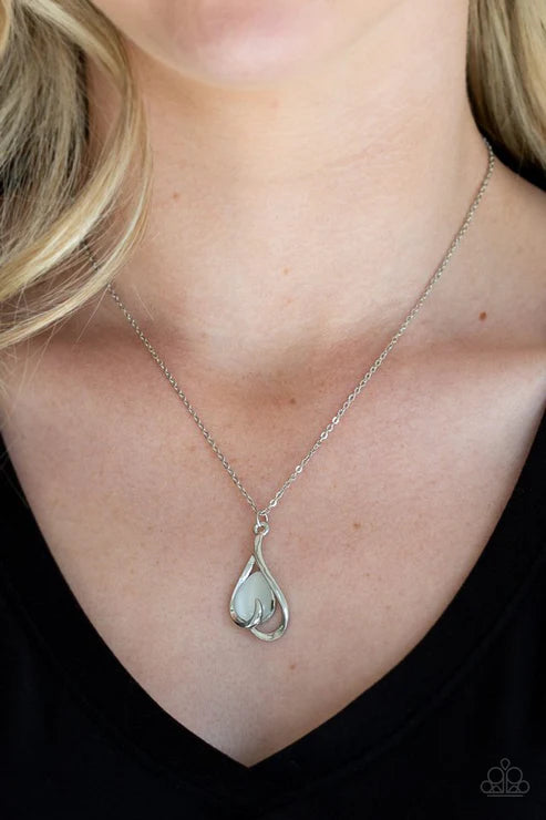 Tell Me A Love Story White Necklace